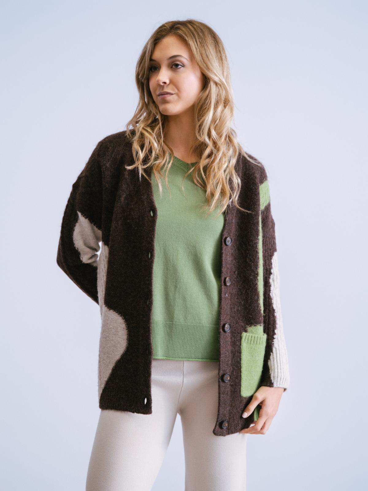 Chaqueta Intarsia + Trenzas